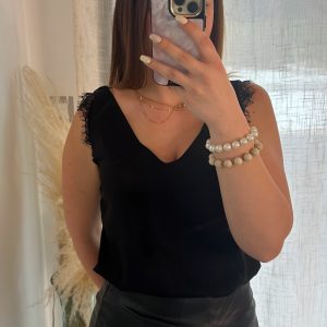 débardeur dentelle