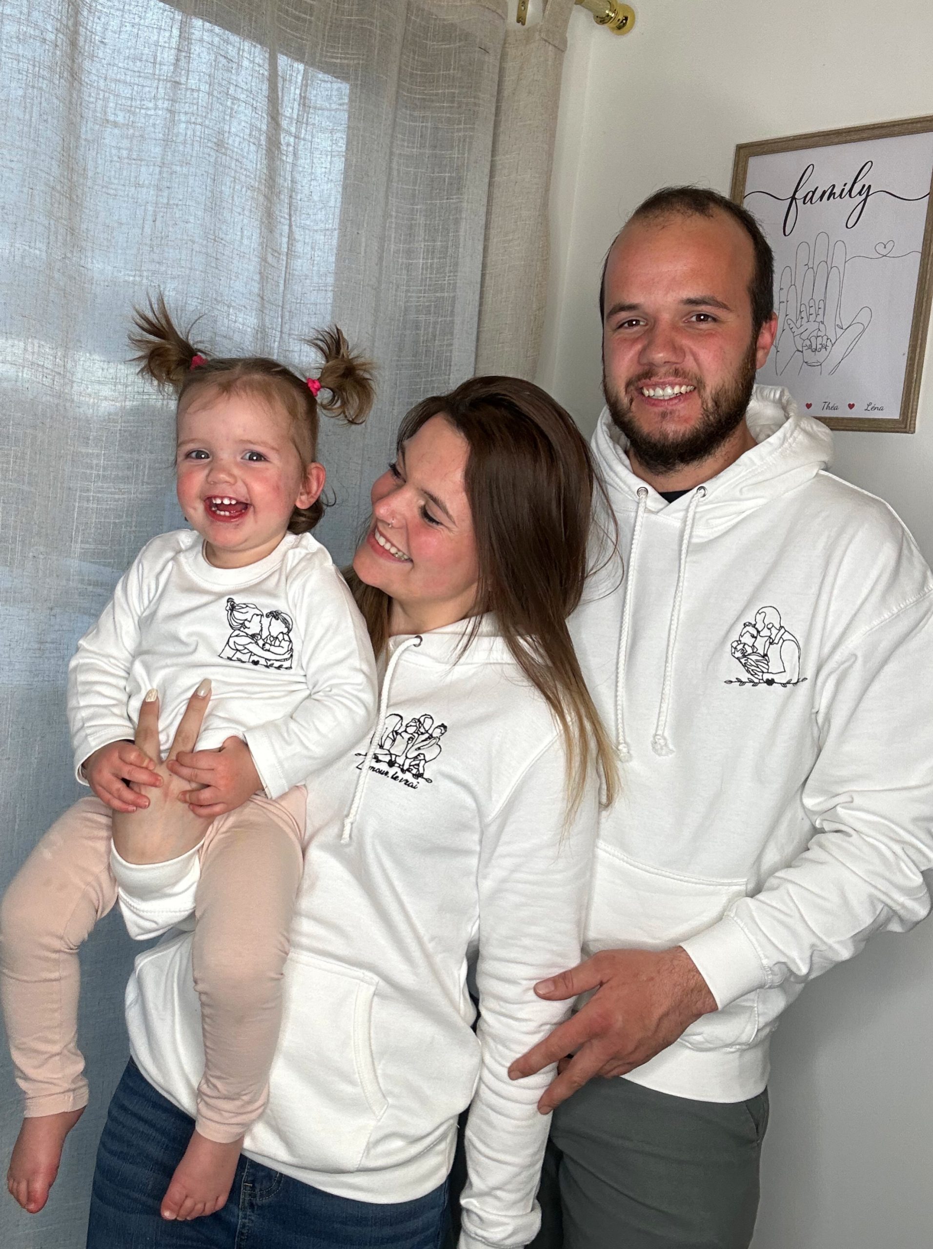 T-shirt manche longue bébé personnalisé – Image 3