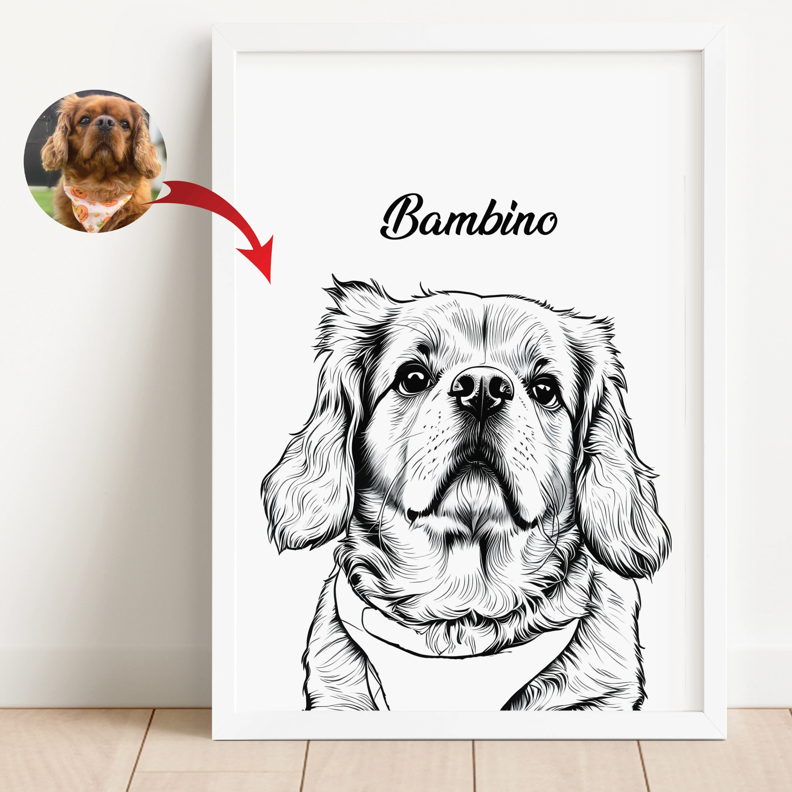 Tableau personnalisé de votre animal de compagnie – Image 2