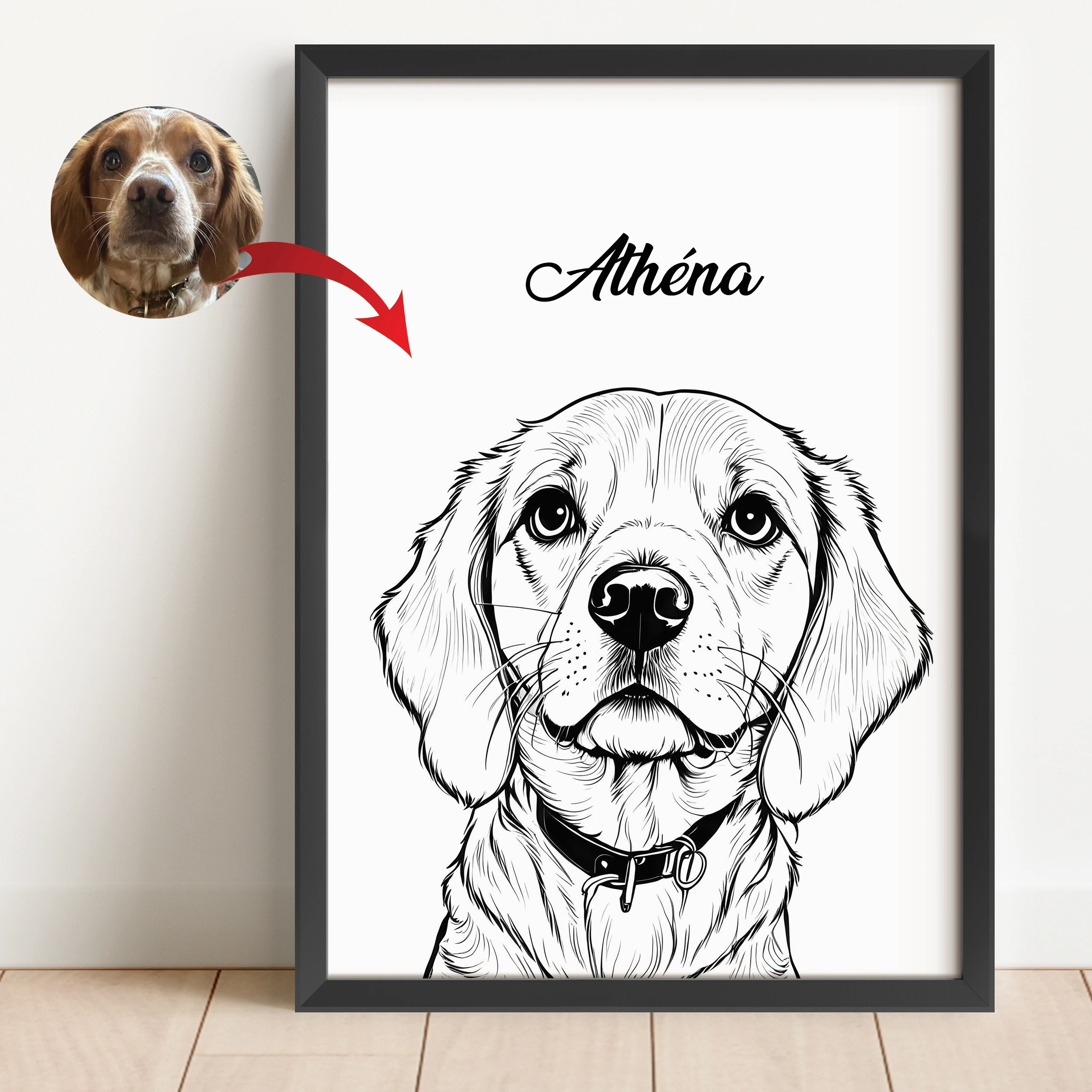 Tableau personnalisé de votre animal de compagnie