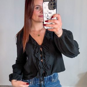 blouse coton 2 coloris